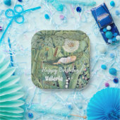 フェアリーフローラガーデンエンチャントフォレストガール ペーパープレート (パーティー)