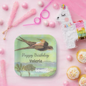 フェアリーフローラガーデンエンチャントフォレストガール ペーパープレート (パーティー)