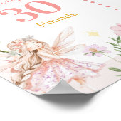 フェアリーフローラガーデン1年目の写真マイルストーン ポスター (角)