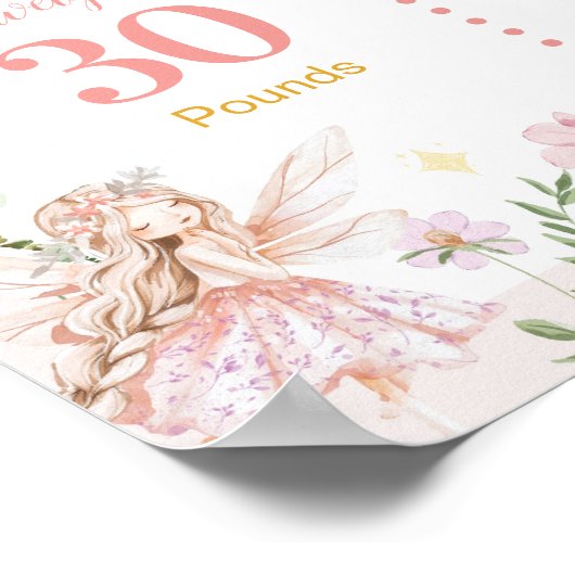 フェアリーフローラガーデン1年目の写真マイルストーン ポスター