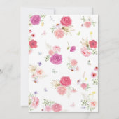 フェアリーフローラガーデン2nd誕生日招待状 招待状 (裏面)