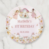 フェアリーフローラガールバースデーパーティー フェイバータグ (正面)