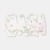 フェアリーフローラガールバースデーパーティー フェイバーボックス (折り畳みなし)