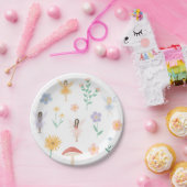 フェアリーフローラガールバースデーパーティー ペーパープレート (パーティー)