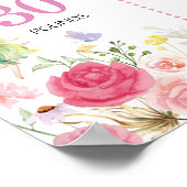 フェアリーフローラ1年目の写真マイルストーンポスター ポスター (角)