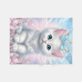 フェアリープリンセスキッテン フリースブランケット (正面(横))