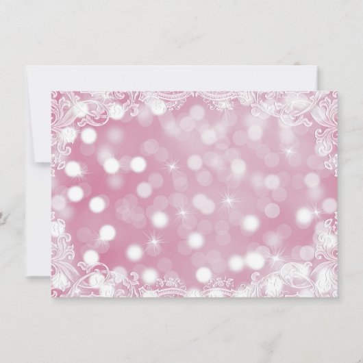 フェアリープリンセスバースデーパーティー 招待状 (裏面)