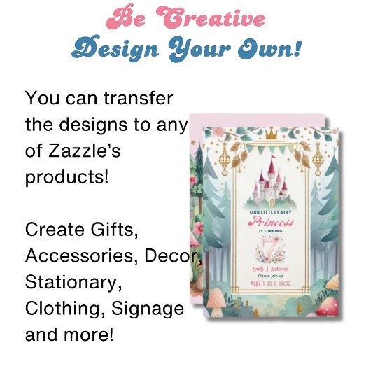 フェアリープリンセス1stバースデーフェアヤータリーフェアヤコア 招待状