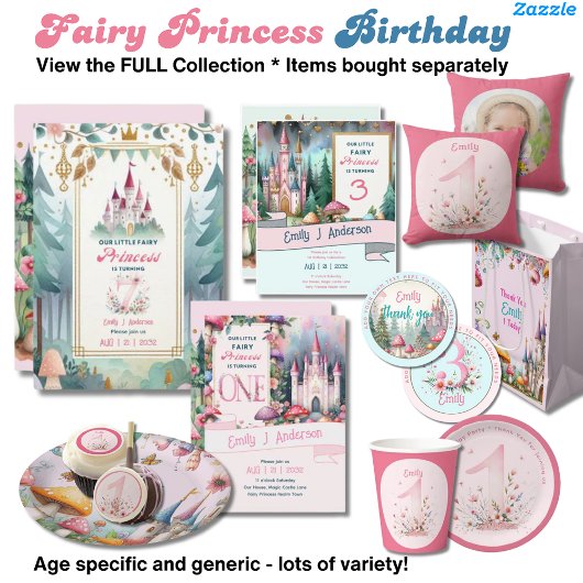 フェアリープリンセス1stバースデーフェアヤータリーフェアヤコア 招待状