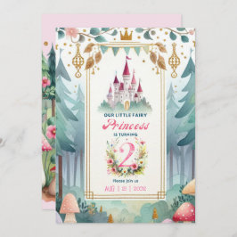 フェアリープリンセス2ndバースデーフェアヤータリーフェアヤコア 招待状