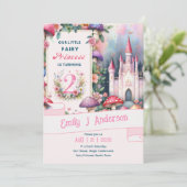 フェアリープリンセス2ndバースデーフェアリー物語フェアリーコア 招待状 (スタンド正面)