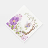 フェアリーベイビーシャワーイラスト昼食会 スタンダードランチョンナプキン (角)