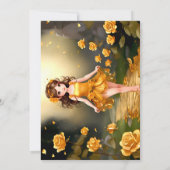 フェアリーベビーシャワー招待状 招待状 (裏面)