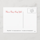 フェアリーホークユール（キリスト降誕祭）はがき シーズンポストカード (裏面)