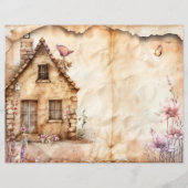 フェアリーホームジャンクジャーナルスクラップブック紙 (正面)