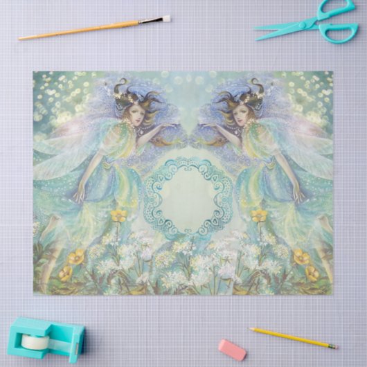 フェアリーメリーヴィンテージ複合 薄葉紙 (クラフト)