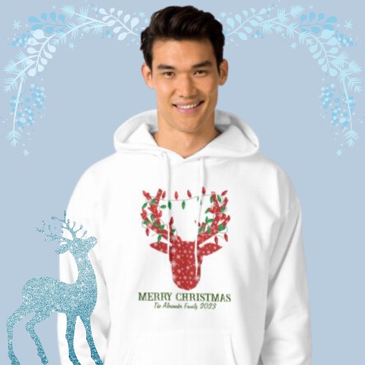 フェアリーモダンライト付きメリークリスマストナカイ Tシャツ