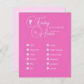 フェアリーモダン誕生日スカベンジャー狩りパーティーゲーム (正面/裏面)