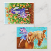 フェアリーライダーダブルサイドアセオプリント 名刺 (正面/裏面)