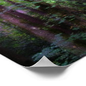 フェアリーライツシュールレアルフォレストポスタープリント ポスター (角)