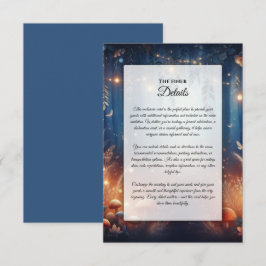 フェアリーライトアンドムーンライトフォレスト魔法結婚ズ エンクロージャーカード