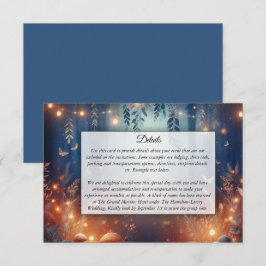 フェアリーライトアンドムーンライトフォレスト魔法結婚ズ エンクロージャーカード