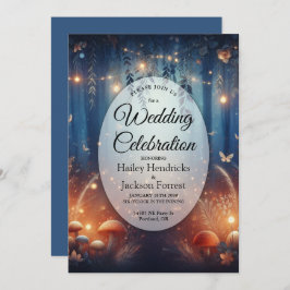 フェアリーライトアンドムーンライトフォレスト魔法結婚ズ 招待状