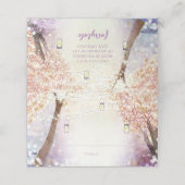 フェアリーライトピンクコーラルパープルフォレストボホ プレイスカード (外部開封)