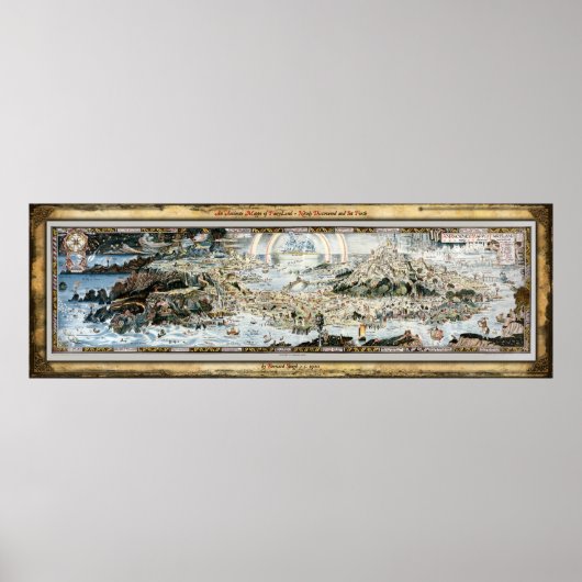 フェアリーランドの古代地図 ポスター (正面)