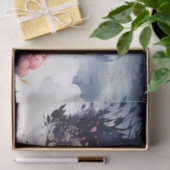 フェアリーランドの童話ダークブルーパープルとグリーン 薄葉紙 (ギフト)