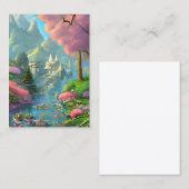 フェアリーランドの背景グラフィック 名刺 (正面/裏面)