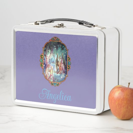 フェアリーランドへようこそパーソナライズされた メタルランチボックス (インサイチュ)