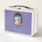 フェアリーランドへようこそパーソナライズされた メタルランチボックス (正面)