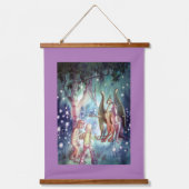 フェアリーランドへようこそ 吊り下げ型タペストリー (正面)