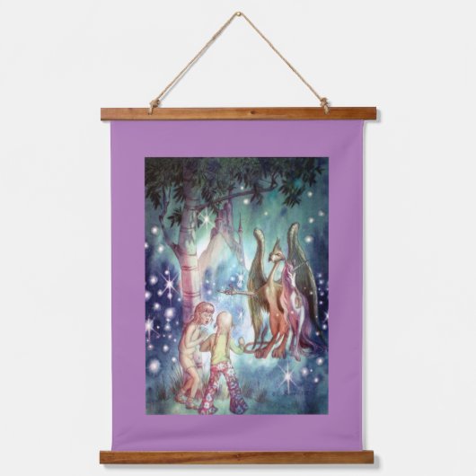 フェアリーランドへようこそ 吊り下げ型タペストリー (正面)