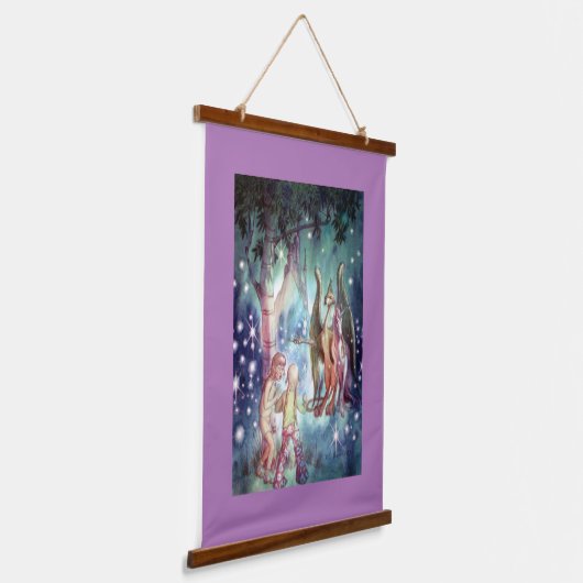 フェアリーランドへようこそ 吊り下げ型タペストリー (傾斜あり)