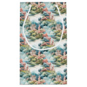 フェアリーランドキャッスルパステルピンクブルー スモールペーパーバッグ (裏面)