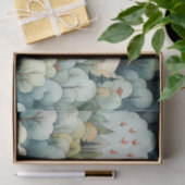 フェアリーランドビレッジグリーンとオレンジ 薄葉紙 (ギフト)