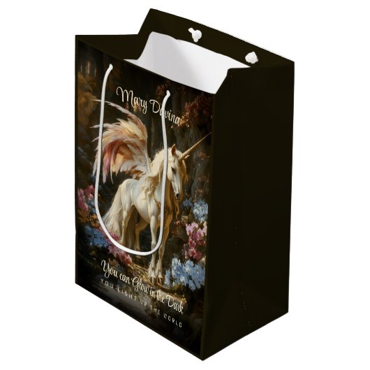 フェアリーランドファンタジーフォレストユニコーンフェアリー ミディアムペーパーバッグ (正面アングル)