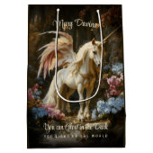 フェアリーランドファンタジーフォレストユニコーンフェアリー ミディアムペーパーバッグ (裏面)