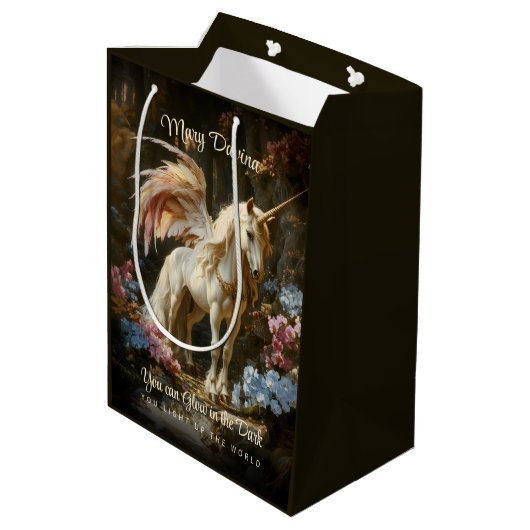 フェアリーランドファンタジーフォレストユニコーンフェアリー ミディアムペーパーバッグ (裏面アングル)