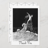 フェアリーランドフェアリーヴィンテージアート サンキューカード (正面/裏面)