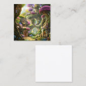 フェアリーランドフォレストグラフィック スクエア名刺 (正面/裏面)