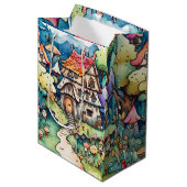 フェアリーランドラッピング紙 ミディアムペーパーバッグ (正面アングル)
