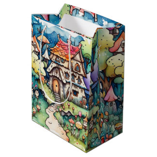 フェアリーランドラッピング紙 ミディアムペーパーバッグ