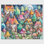 フェアリーランドラッピング紙 ラッピングペーパー (フラット)