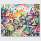 フェアリーランドラッピング紙 ラッピングペーパー (フラット)