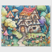 フェアリーランドラッピング紙 ラッピングペーパー (フラット)