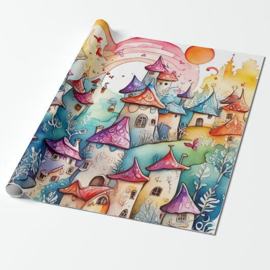 フェアリーランドラッピング紙 ラッピングペーパー (アンロールド)