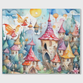 フェアリーランドラッピング紙 ラッピングペーパー (フラット)